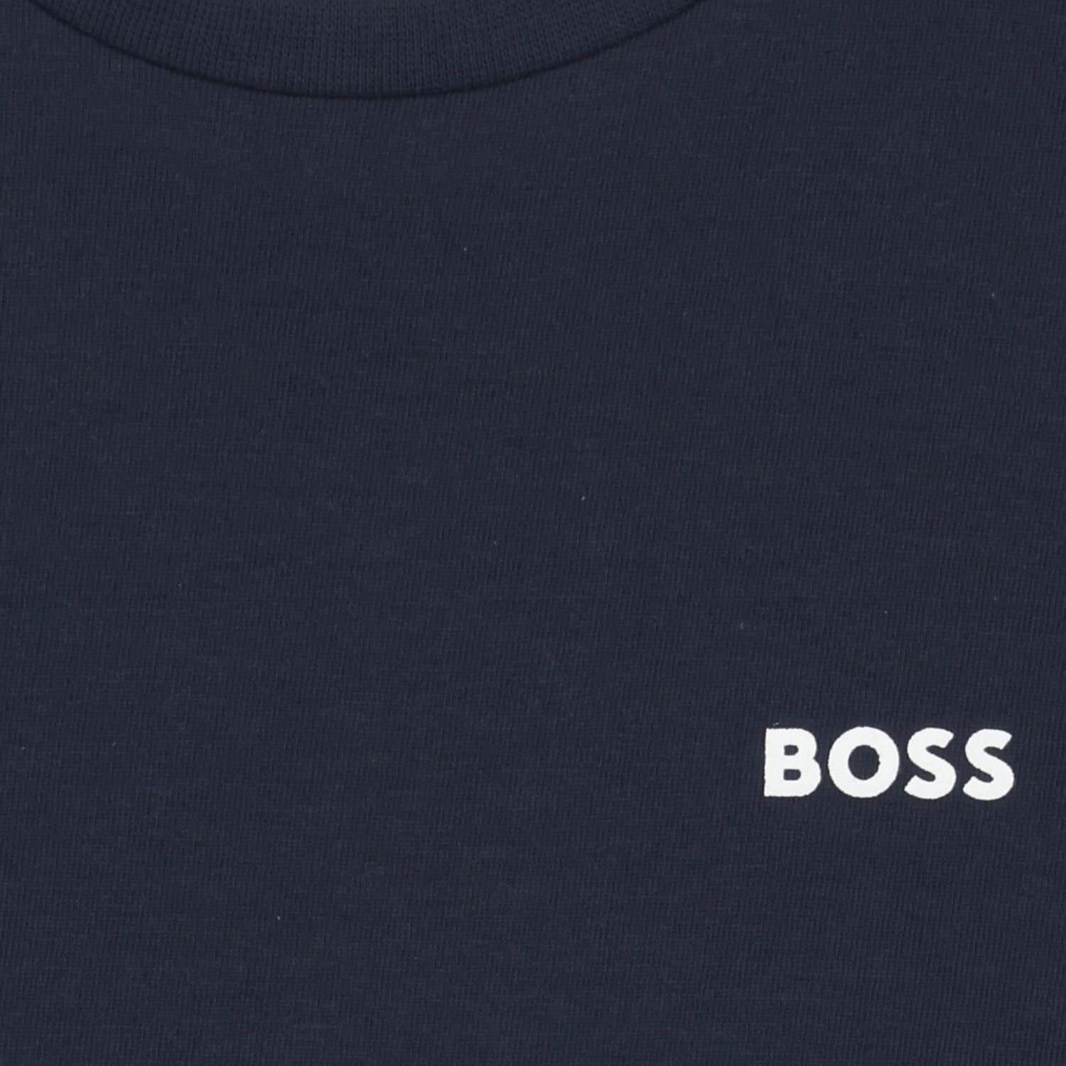 Boys Blue & Navy Blue Logo T-Shirts (2 Pack), 1, hi-res