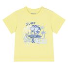 Younger Boys Yellow Shark T-Shirt, 2, hi-res