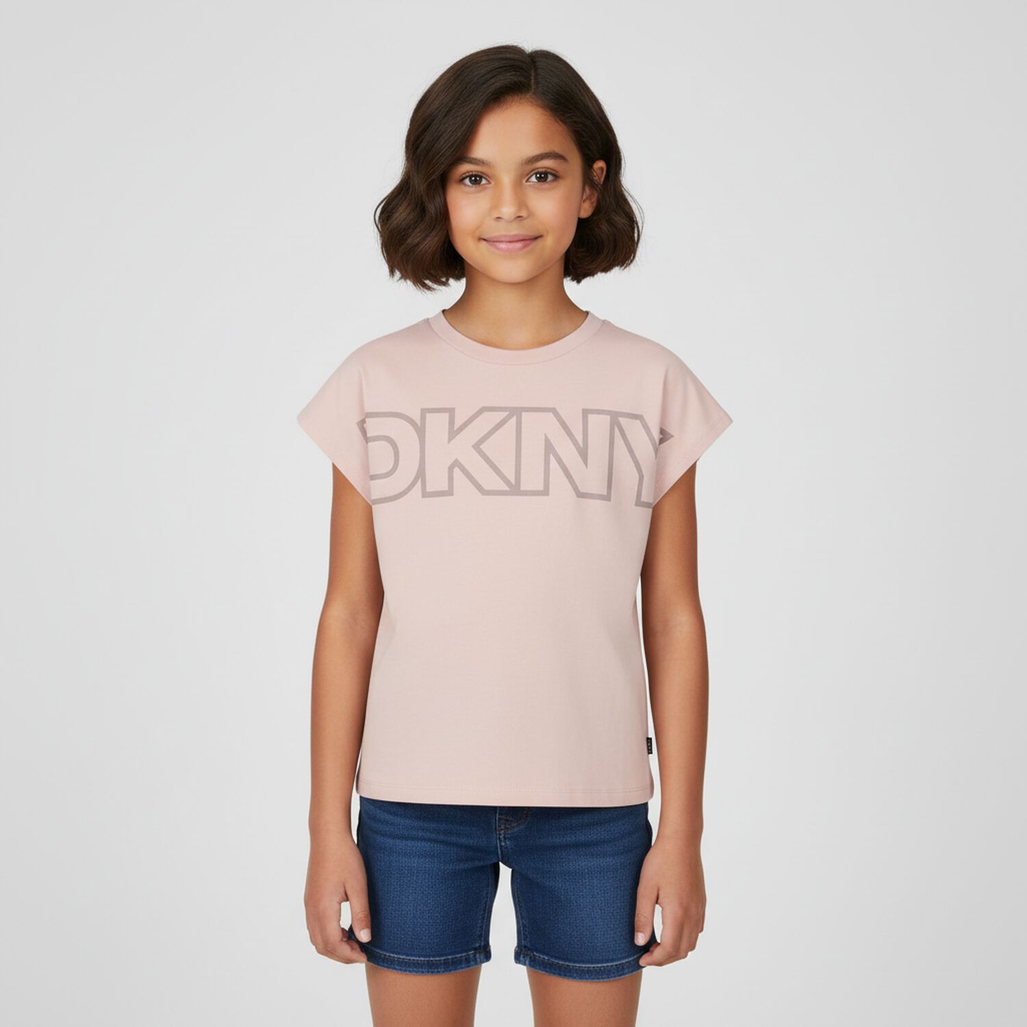 Girls Pink Logo T-Shirt, 2, hi-res
