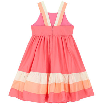 Girls Pink Cotton Dress