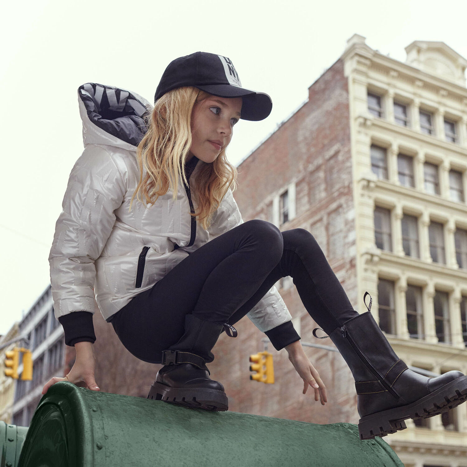 Black & White Logo Cap, 1, hi-res