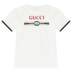 تيشيرت قطن بالشعار باللون الابيض , 1, hi-res