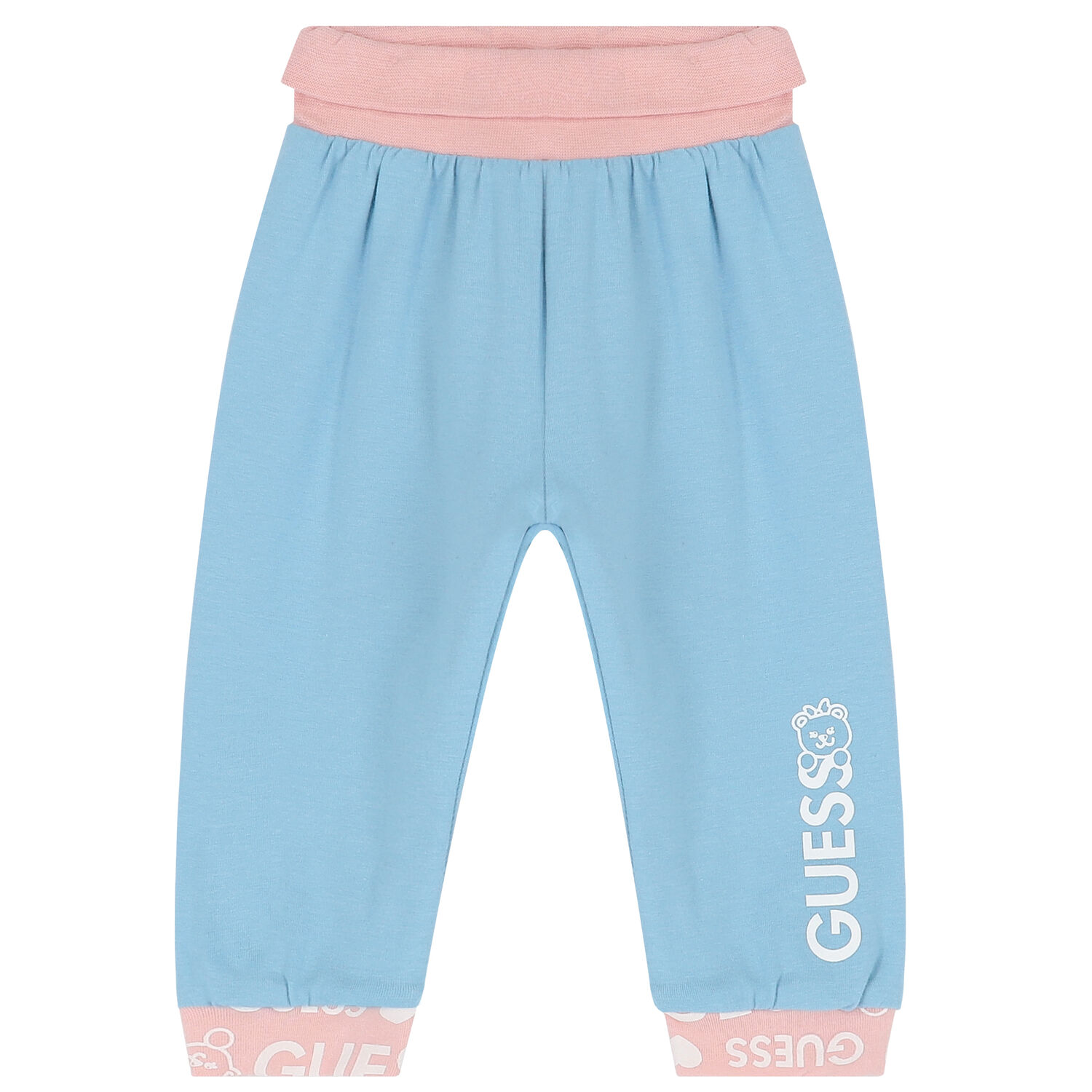 طقم هدية بالشعار باللون الوردى والازرق للبنات, 1, hi-res