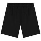 Boys White & Black Logo Shorts Set, 1, hi-res