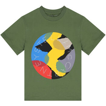 Boys Green Logo T-Shirt