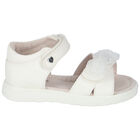 صندل باللون الأبيض للبنات, 1, hi-res