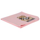 بطانيه بنات بالشعار بطبعه تيدى بير باللون الوردى, 4, hi-res