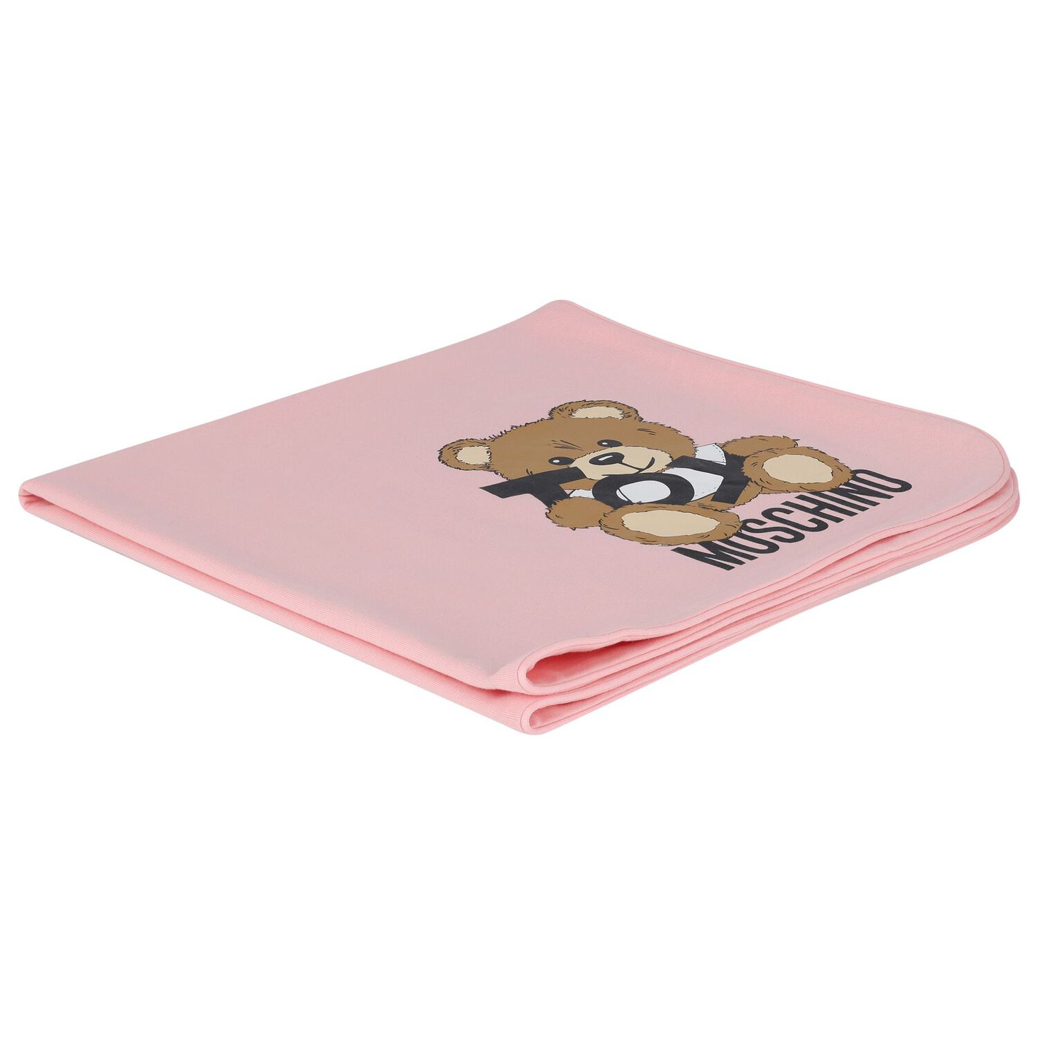 بطانيه بنات بالشعار بطبعه تيدى بير باللون الوردى, 4, hi-res