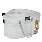 Grey Teddy Bear Logo Baby Changing Bag, 3, hi-res