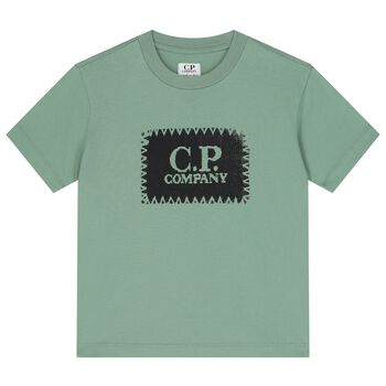 Boys Green Logo T-Shirt