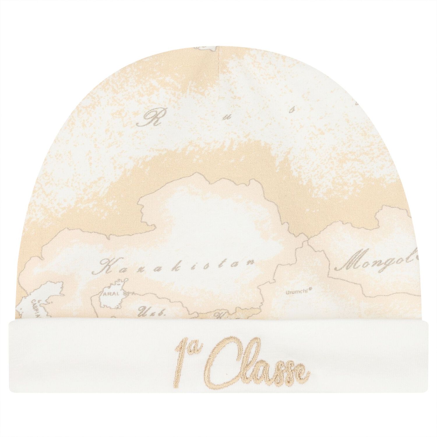 Ivory & Beige Geo Map Babygrow Gift Set, 1, hi-res
