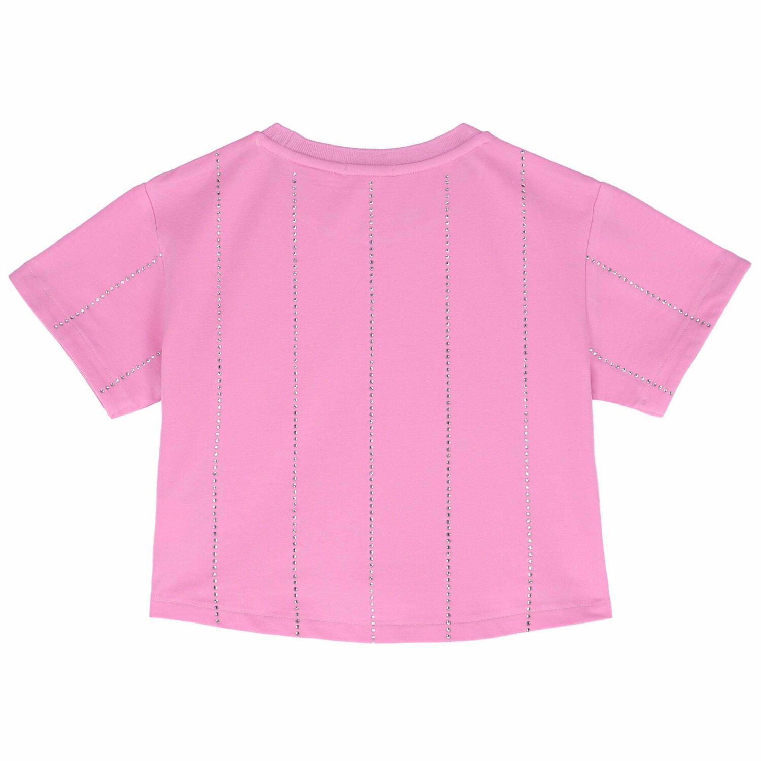 Girls Pink Embellished T-Shirt, 1, hi-res image number null
