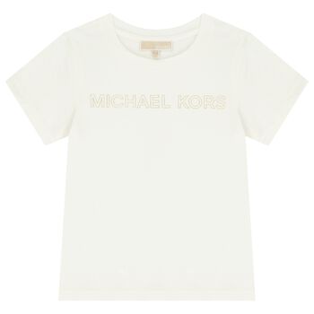 Girls Ivory Logo T-Shirt