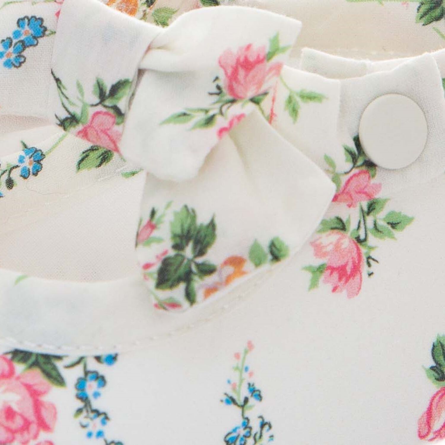 Baby Girls Ivory Liberty Print Floral Pre Walker Shoes, 1, hi-res