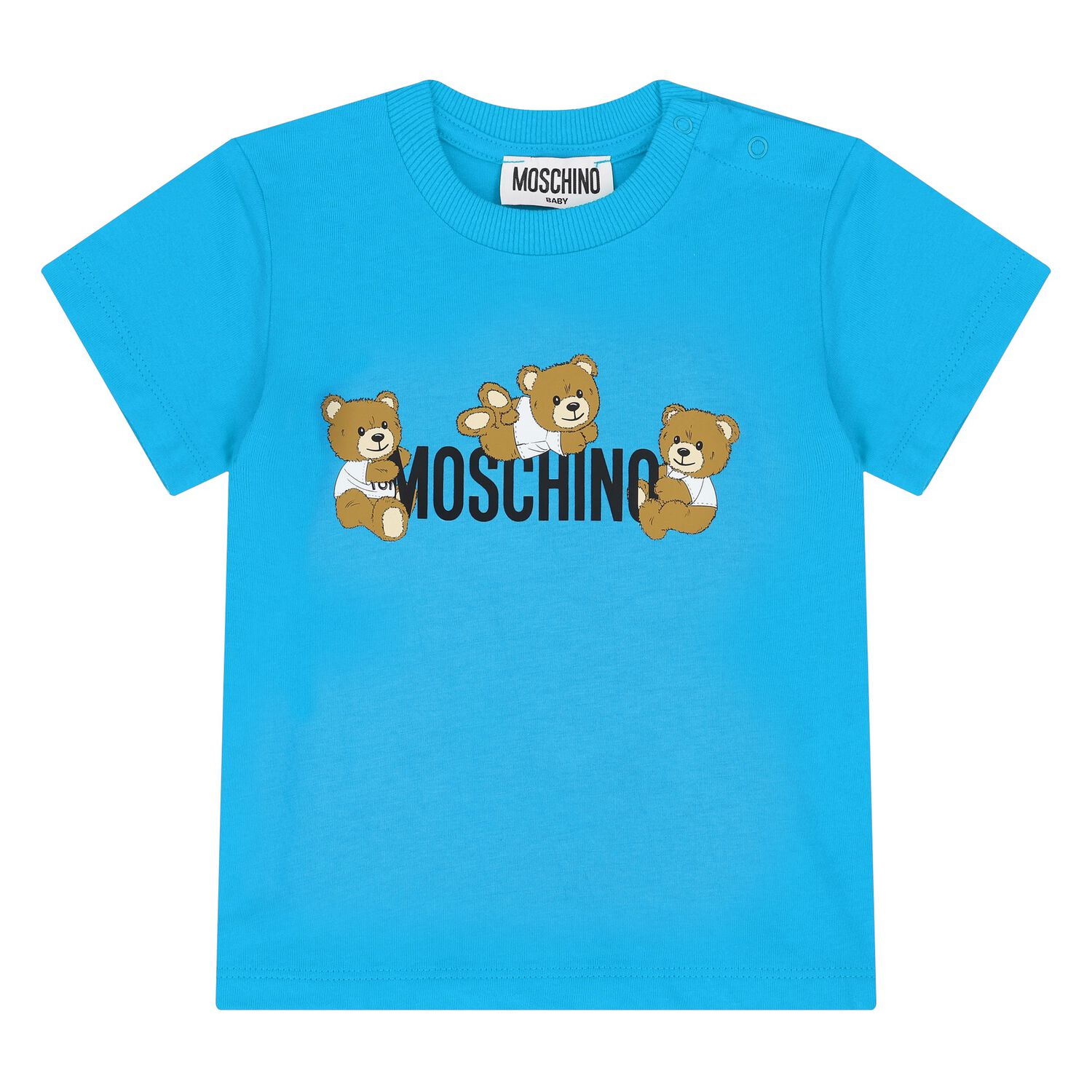 تي شيرت بالشعار باللون الازرق, 2, hi-res