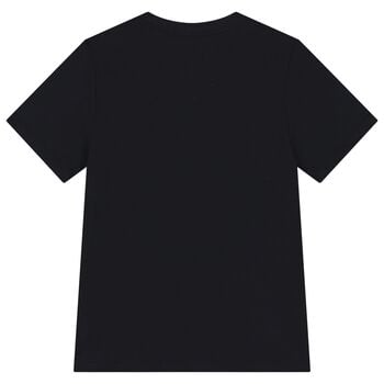 Boys Black Logo Dri-Fit T-Shirt