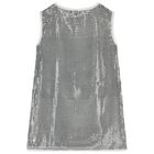 طقم فستان بنات باللون الذهبي والأبيض, 1, hi-res