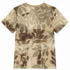 Boys Beige Logo T-Shirt, 2, hi-res