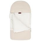 Ivory & Beige Teddy Bear Logo Baby Nest, 1, hi-res