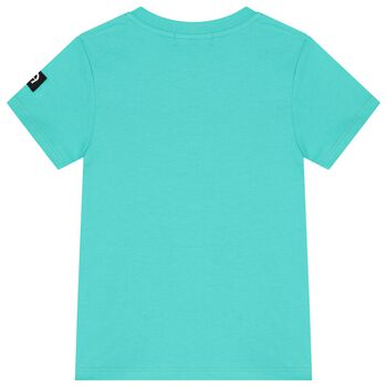 Boys Aqua Logo T-Shirt