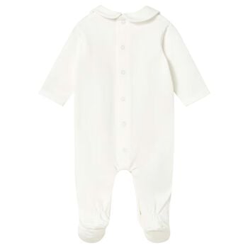 White Teddy Bear Babygrow