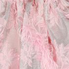 فستان بنات جاكار باللون الزهري, 1, hi-res