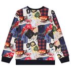 Boys Multi-Coloured Logo Sweatshirt, 1, hi-res