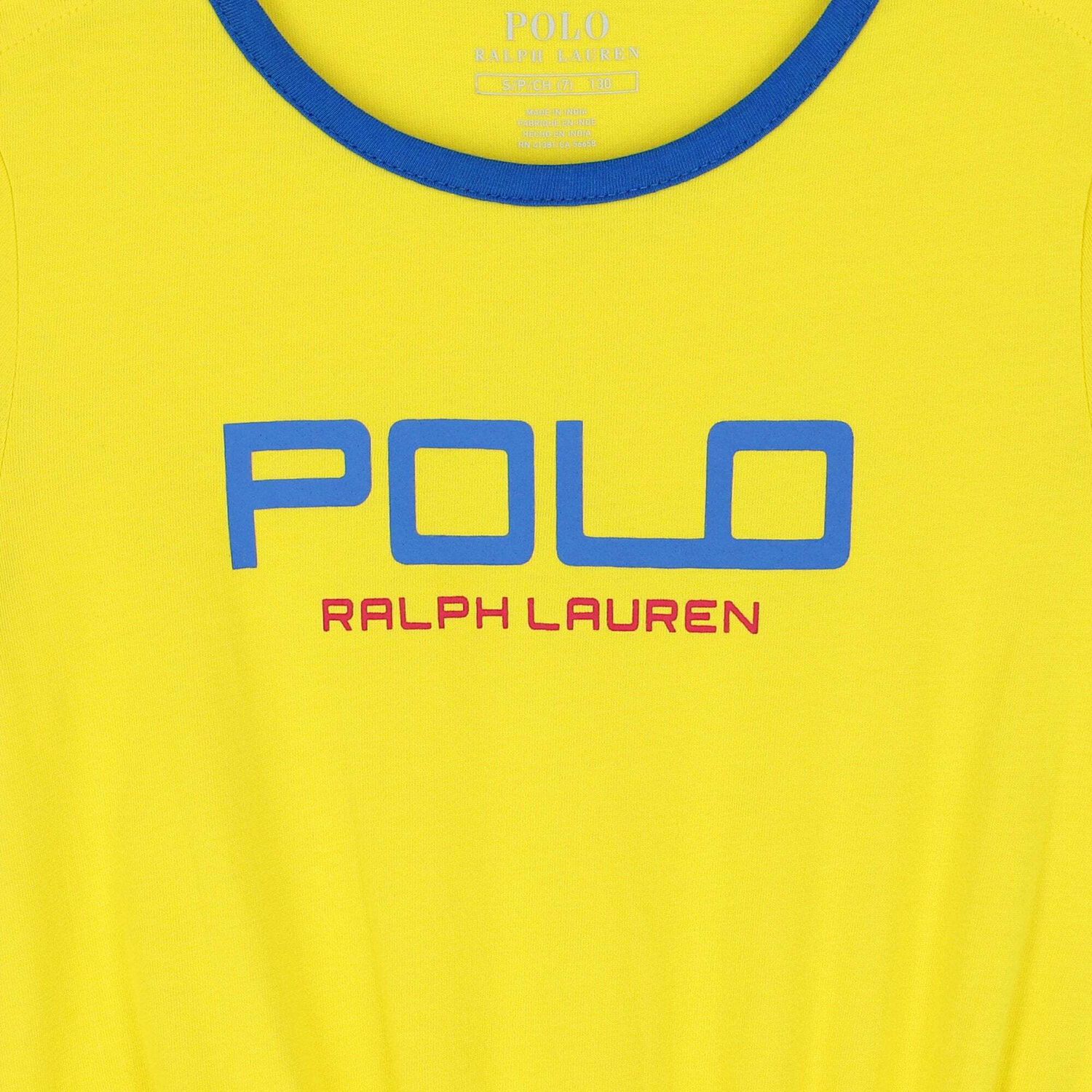 بلاي سوت بالشعار باللون الأصفر للبنات, 1, hi-res image number null