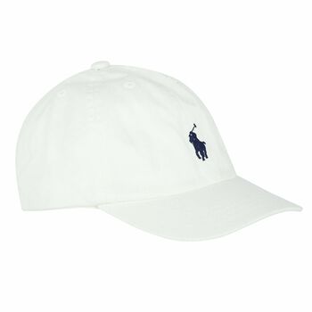 Boys White Logo Cap