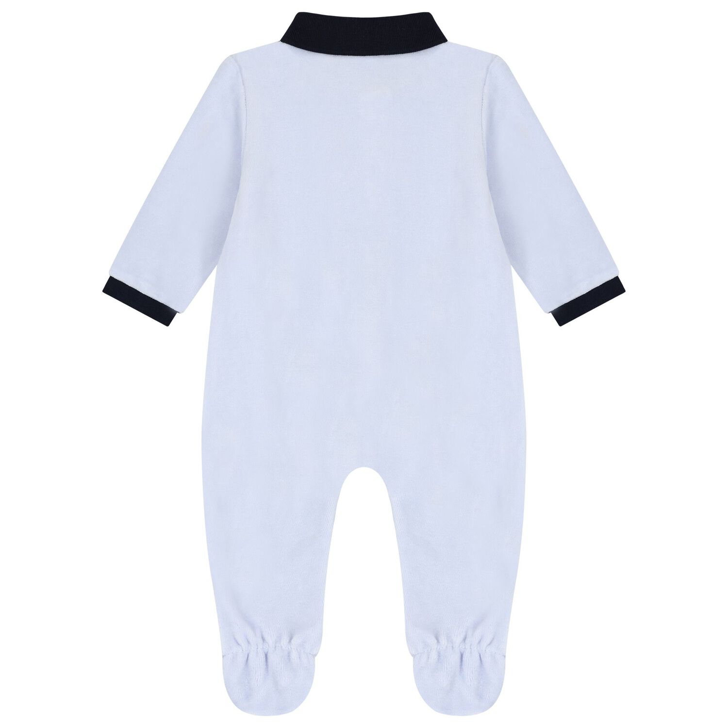 Baby Boys Blue Logo Babygrow, 2, hi-res