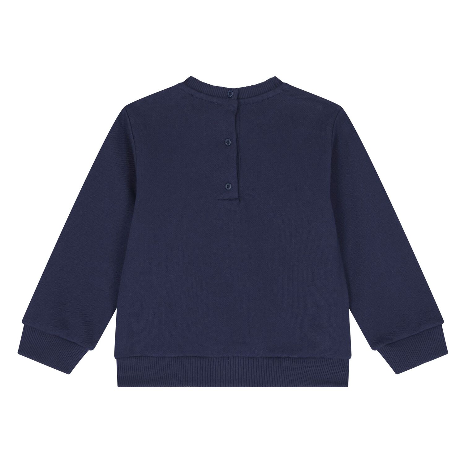 Younger Boys Navy Blue Sweatshirt, 1, hi-res