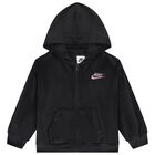 طقم تنورة قصيرة للبنات باللون الأسود , 1, hi-res