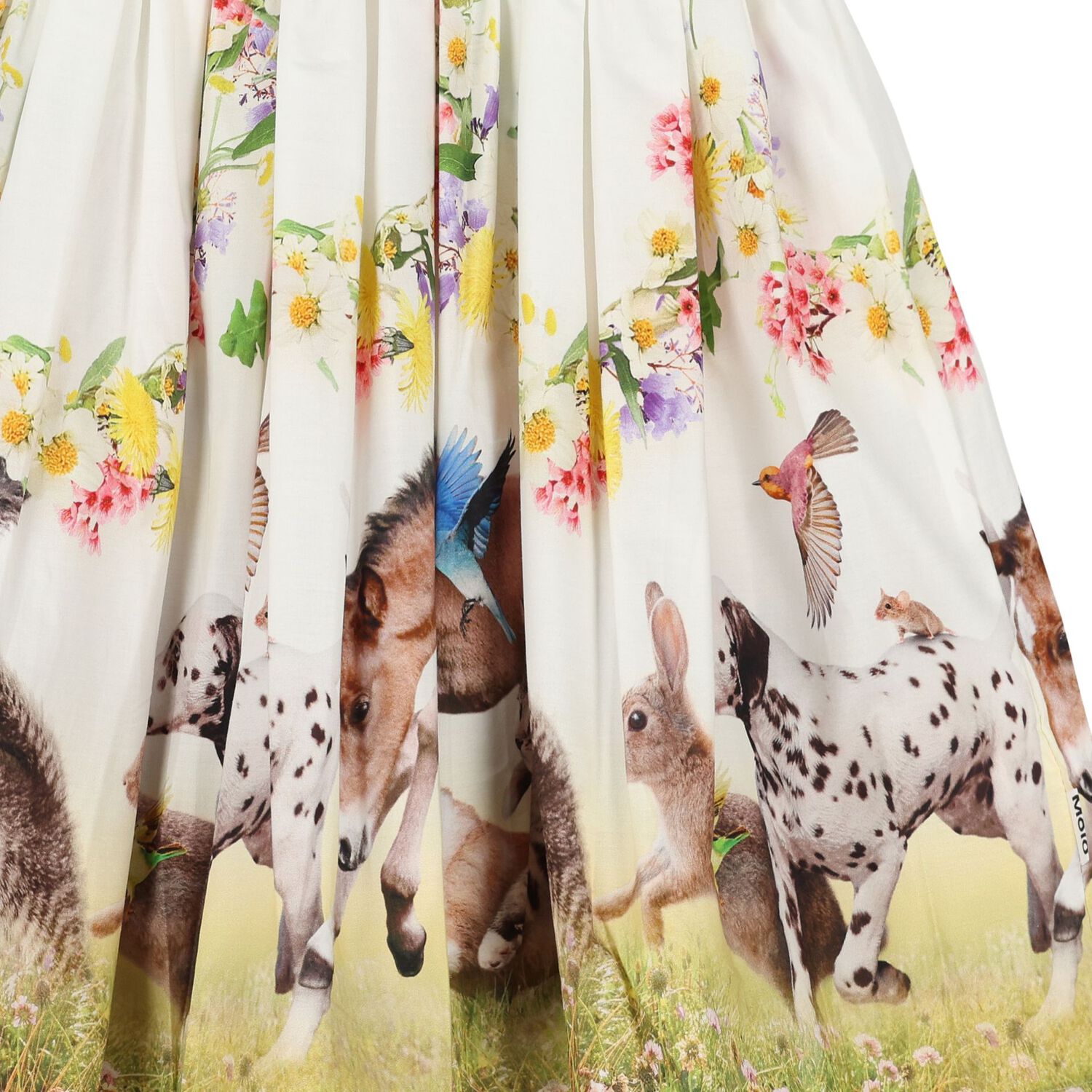 فستان بنات باللون الزهري و العاجي, 2, hi-res image number null