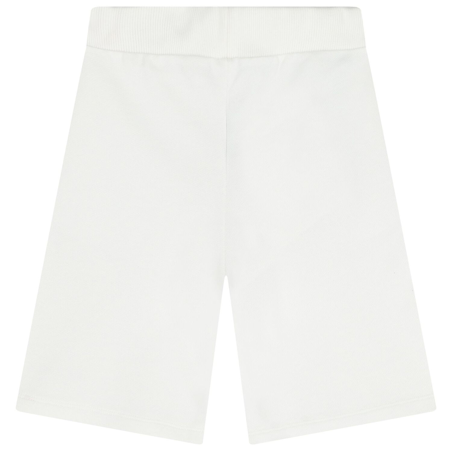 Boys White Logo Shorts, 1, hi-res