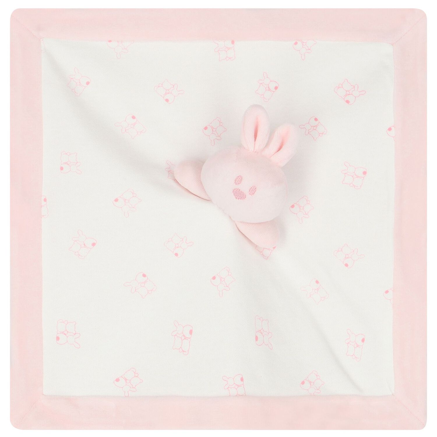 Baby Girls Pink Bunny Comforter, 1, hi-res image number null