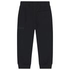 Boys Black Logo Joggers, 1, hi-res