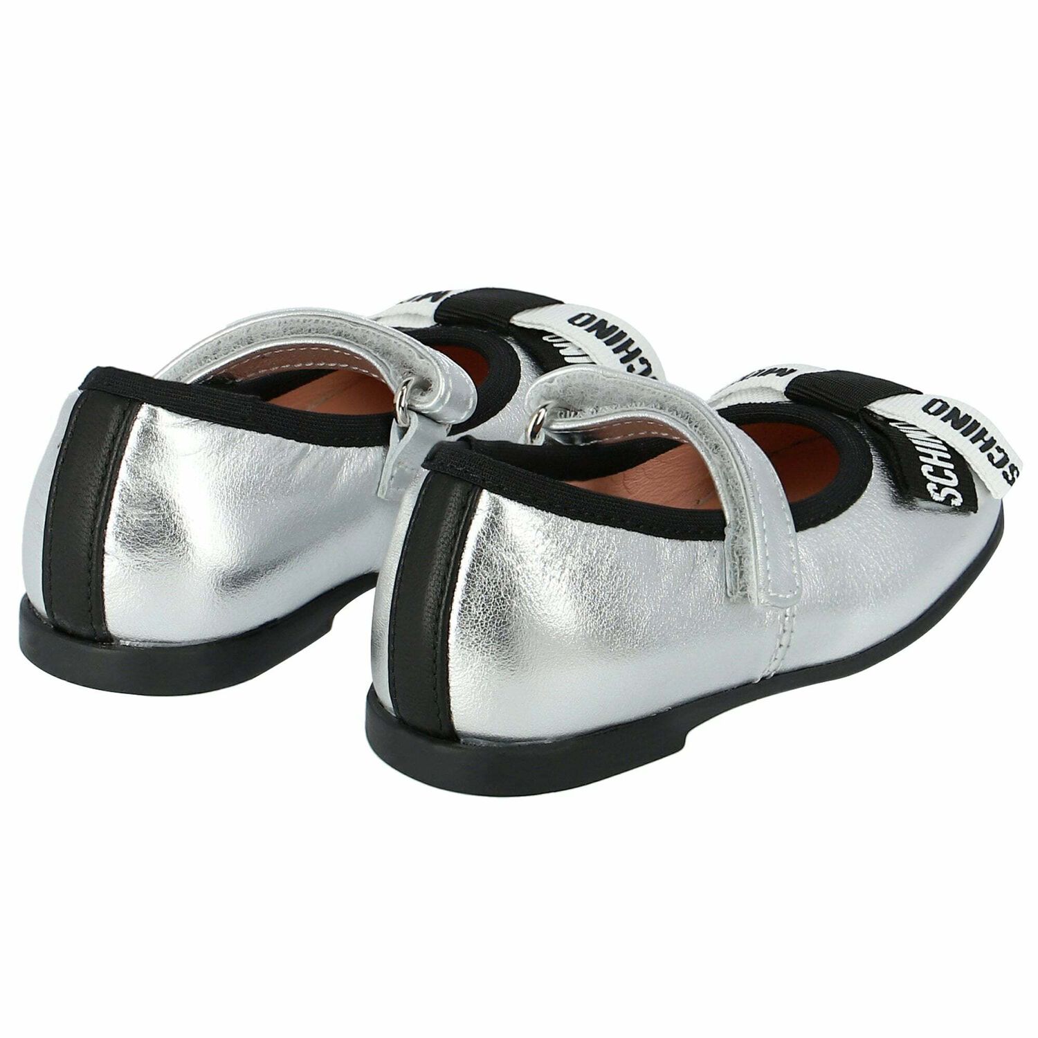 Girls Silver Logo Shoes, 1, hi-res