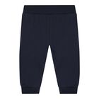 Baby Boys Navy Blue & White Logo Tracksuit Gift Set, 2, hi-res