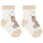 Beige & Ivory Baby Socks ( 4-Pack ), 1, hi-res