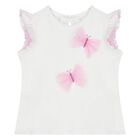 طقم تنورة التول باللون الأبيض والوردى, 1, hi-res