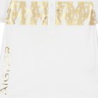 قميص بولو بشعار أبيض للأولاد الصغار, 1, hi-res