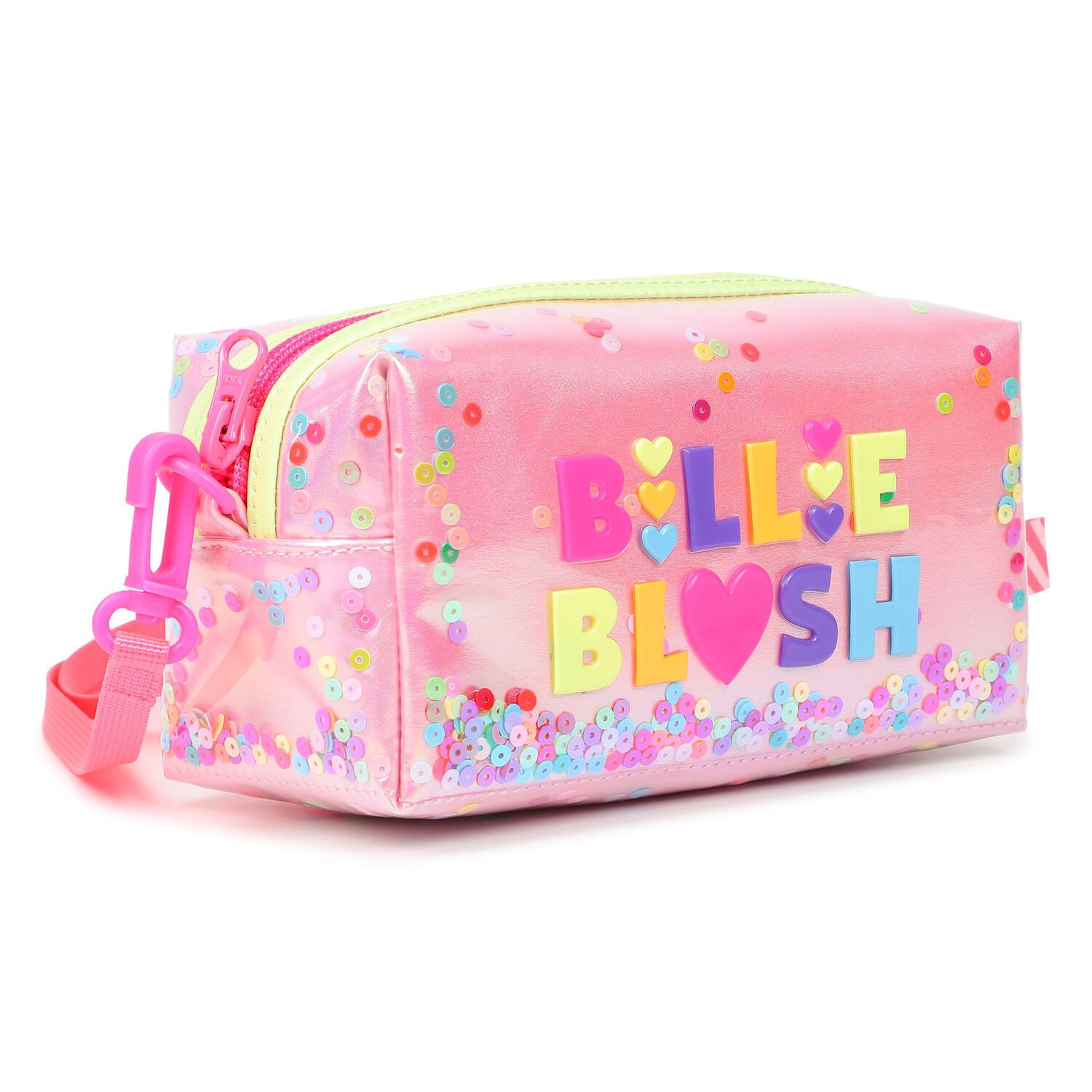 Girls Pink Logo Pencil Case ( 17cm ), 1, hi-res