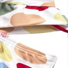 طقم شورت سباحة  وقبعة بنات بالشعار باللون الأبيض والأحمر , 1, hi-res