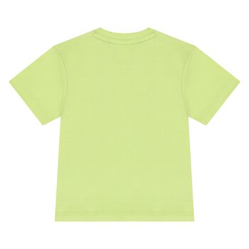 Younger Boys Green Logo T-Shirt