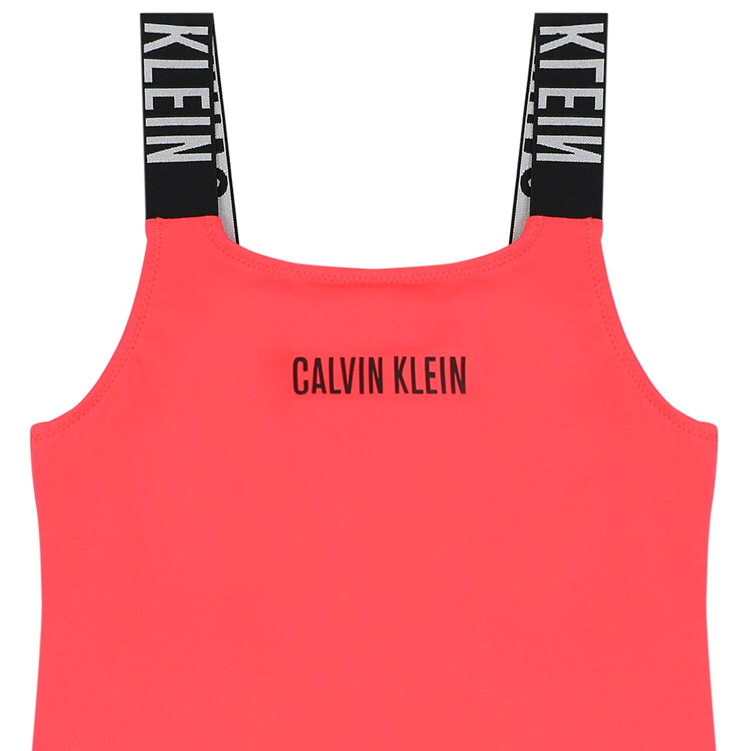 مايوه بنات بالشعار باللون الأحمر, 1, hi-res