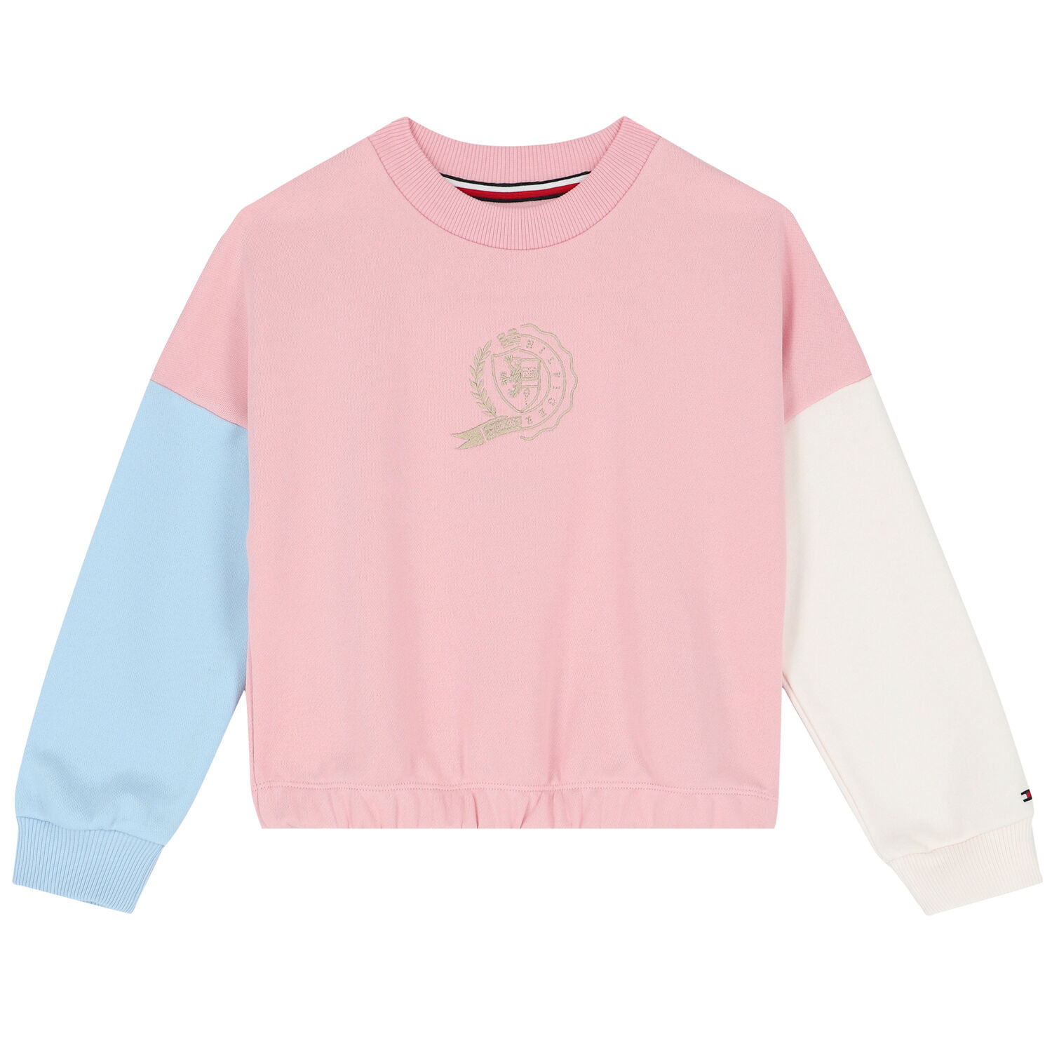 Girls Pink Colourblock Sweatshirt, 1, hi-res image number null