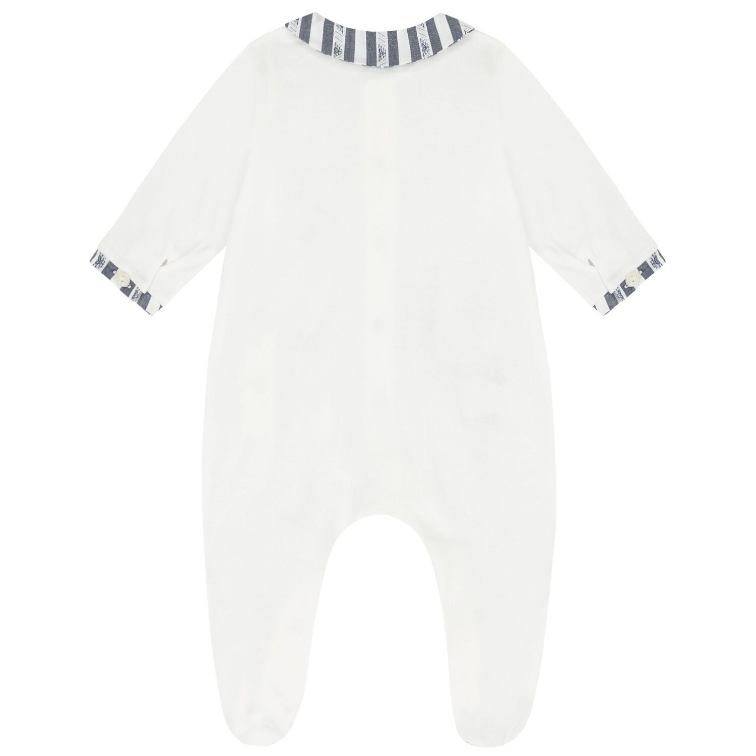 افرول اولاد بالشعار باللون العاجي والأزرق الداكن , 1, hi-res image number null