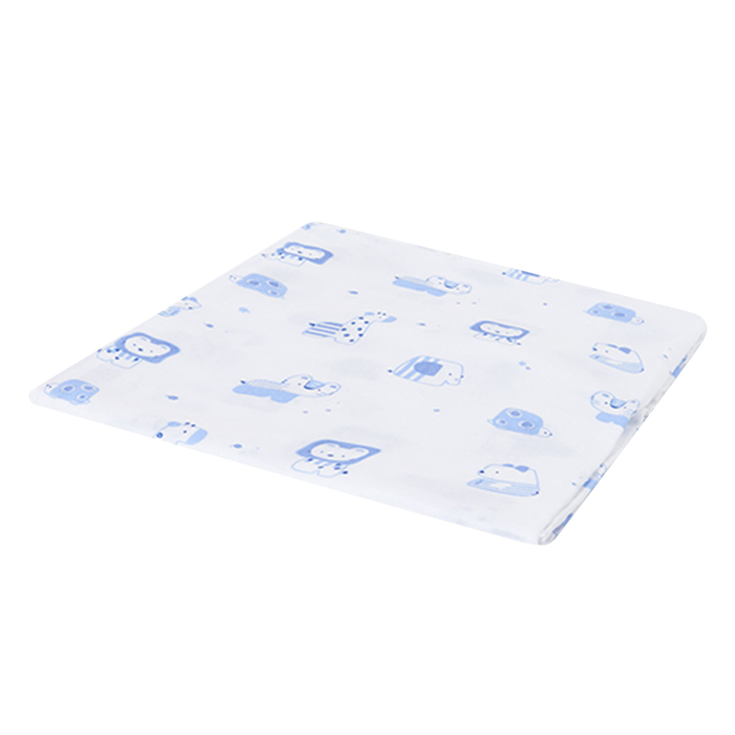 Baby Boys White & Blue Muslin, 2, hi-res image number null
