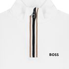 Boys White Logo Sweatshirt, 2, hi-res