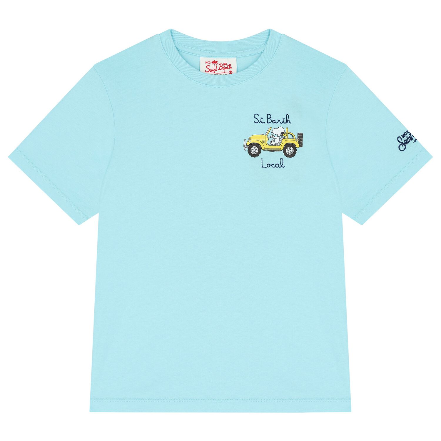 Boys Blue St Barth Local Snoopy T-Shirt, 1, hi-res